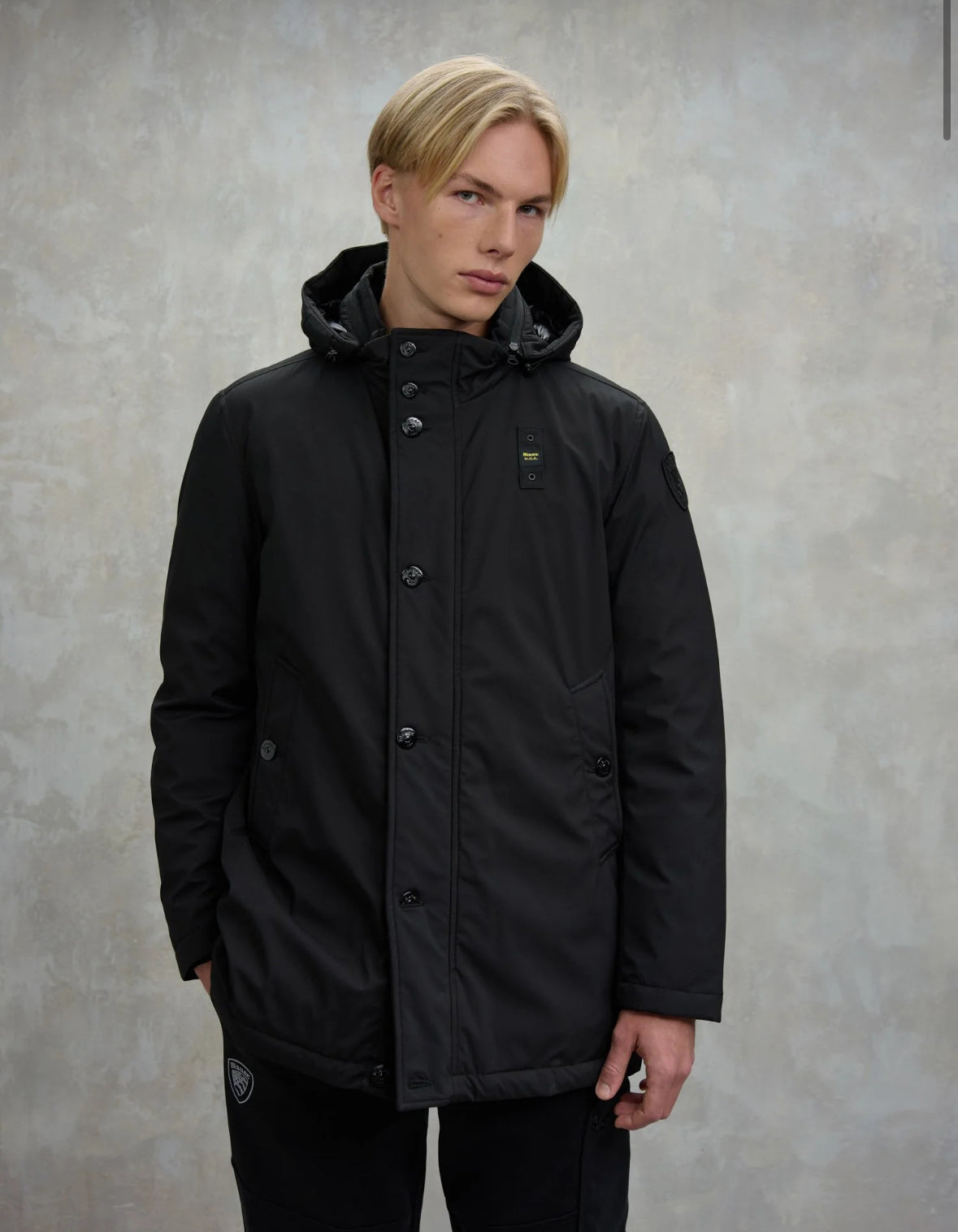 Giubbino Blauer Parka