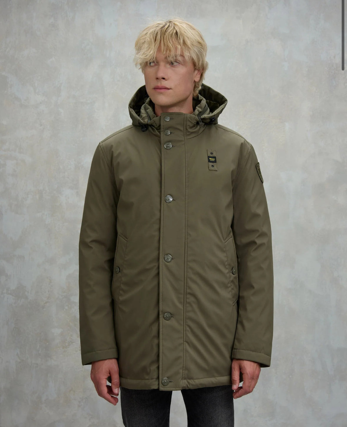 Giubbino Blauer Parka